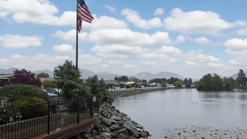 Lakeside view